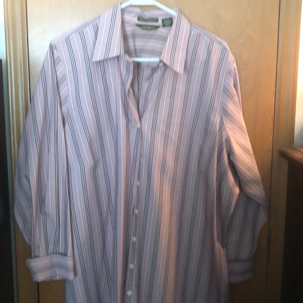 Eddie Bauer women button front shirt 2x